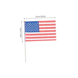 32 Pieces International World Stick Flag 32 Countries Hand Small National Flags Party Decorations for World Cup Sports Events