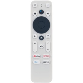 Replacement Voice Command Remote Control Commander Supports for Onn Android TV 4K UHD Stick TV Box 100024646 100026240 with 4 Shortcut APP Key Button