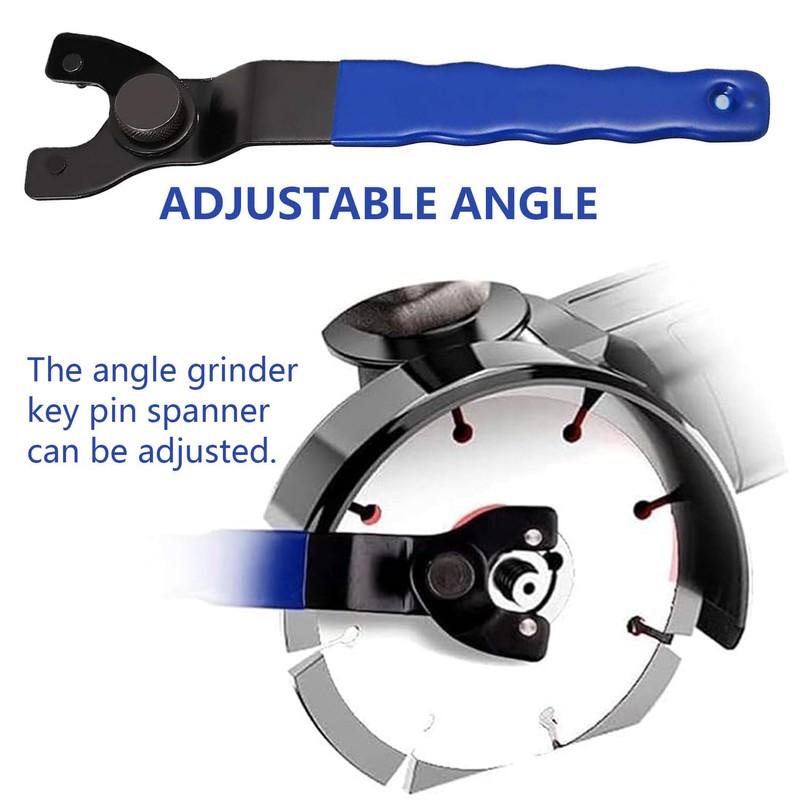 JOYVOX Universal Adjustable Pin Wrench - Angle Grinder Spanner Key