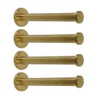 NELXULAS Golden Brushed Stainless Steel Single Heavy Duty Wall Mount