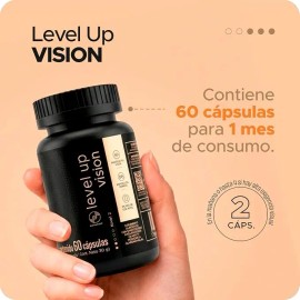 Level Up Vision Luteína, Zeaxantina Y Antioxidantes