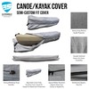 EliteShield Canoe Cover Kayak Cover; Waterproof UV Resistant Marine Grade