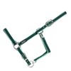 USG Halter with Silver Fittings/ Soft Padded, Pony, Dark Green/