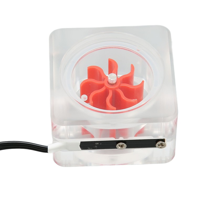 Water Cooling Flow Meter G1/4 Thread 8 Impeller 3 Way