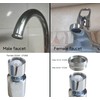 kitchen and bathroom faucet nozzle aerator,faucet extender, 360 degree swivel