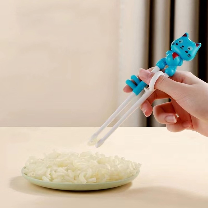 2 Pairs Training Chopsticks, Reusable Learning Chopsticks, Practice Chopsticks (A)