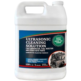 NORTHWEST ENTERPRISES Ultrasonic Cleaner Solution for Carburetors and Engine Parts. Concentrated Washing Compound for use in Ultrasonic Machines and Immersion Washers - Automotive Fluid (1 Gallon)