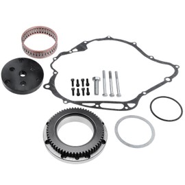 A-Premium One-Way Starter Clutch Kit with Bolts Compatible with Yamaha V Star 1100 XVS1100 1999-2009, Replace# 99999-03908-00