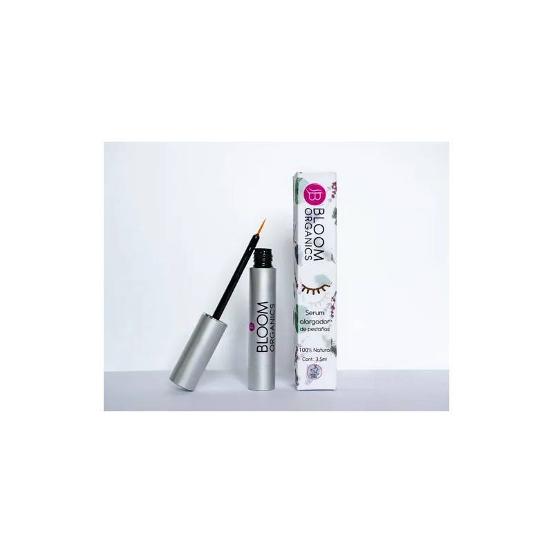 Serum Pestañas Alargador y Crecimiento Bloom Organics
