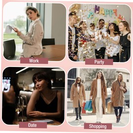 FOMIYES 3sets False Lashes Full Natural Look Fake Eyelashes Kit Makeup Accessories 7pairs*3