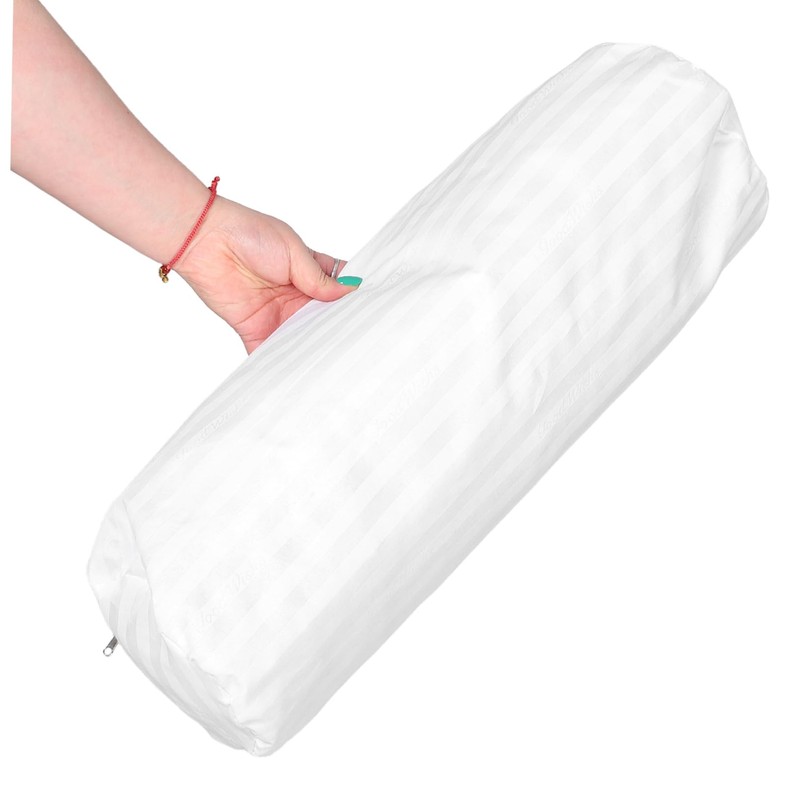 MERRYHAPY Neck Roll Pillow Case Comfortable Pillow Encasement Covers Cylinder
