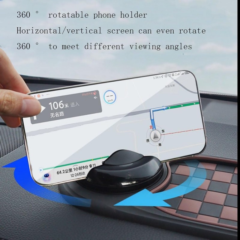 Multifunctional Car Anti-Slip Mat Mobile Phone Holder for Dashboard -
