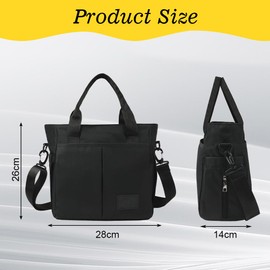 Aolso Baby High Capacity Changing Bag, Baby Shopping Bag, Large Travel Nappy Bag for Mum and Dad, Multifunctional Baby Bag for Boys and Girls for On the Go Travel Changing Bag, Black-portable