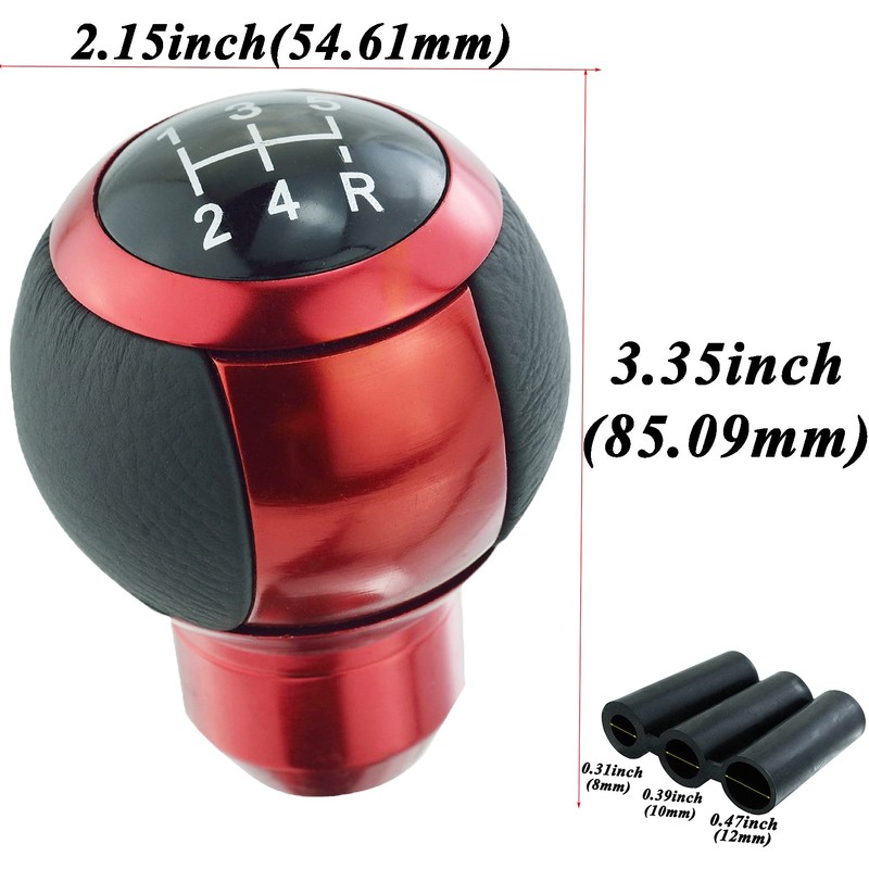 Abfer Car Stick Shift Knob 5 Speed Shifter Knob Replacement