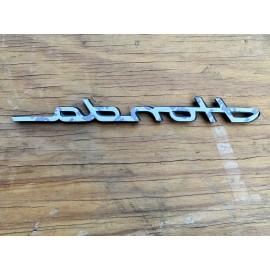 CUSTOM Emblem Old Vintage Script Badge Classic Decal Red Logo Car Auto Moto For HONDA