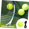 KOMBIUDA Beginner Tennis Practice Ball String Set 2pcs Elastic Rope