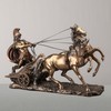 Veronese Design Roman Chariot Sculpture WU72011A4 Bronze