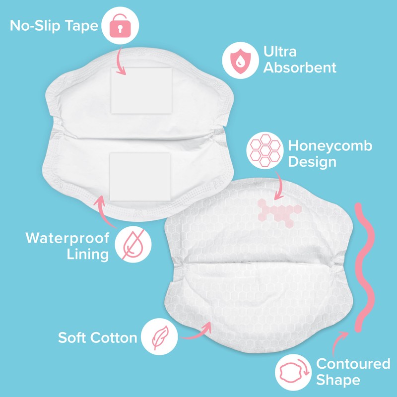Dr. Talbot's Mom Discreet and Ultra-Thin Disposable Nursing Pads for