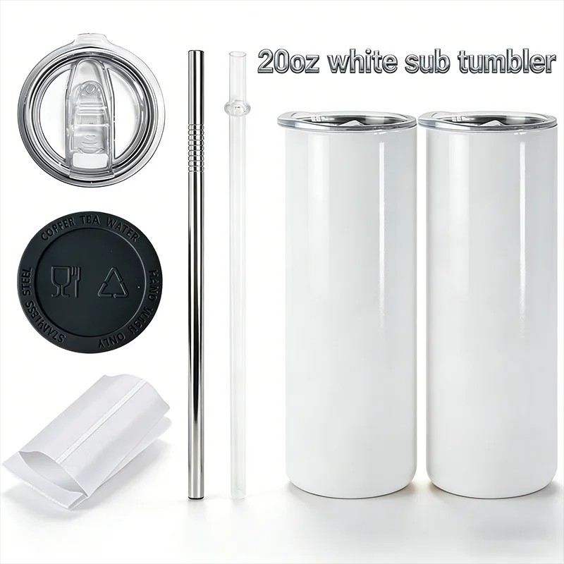 US sublimation tumbler 20oz sublimation blanks 20oz tumblercolor: White, capacity: