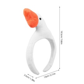 Baluue Adorable Duck Headband for Women Cute Hair Clasp Party Accessory Cartoon Animal Design Soft Comfortable Material for Festivals Cosplay and Masquerade Events