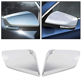 ECOTRIC Mirror Covers Compatible with Impala Overlays Trims Shells Chrome