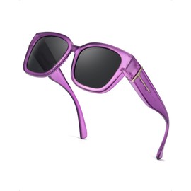 IGnaef Oversized Fit Over Sunglasses for Women Men, Trendy Polarized Sunglasses for Driving with UV400 Protection CIF7511