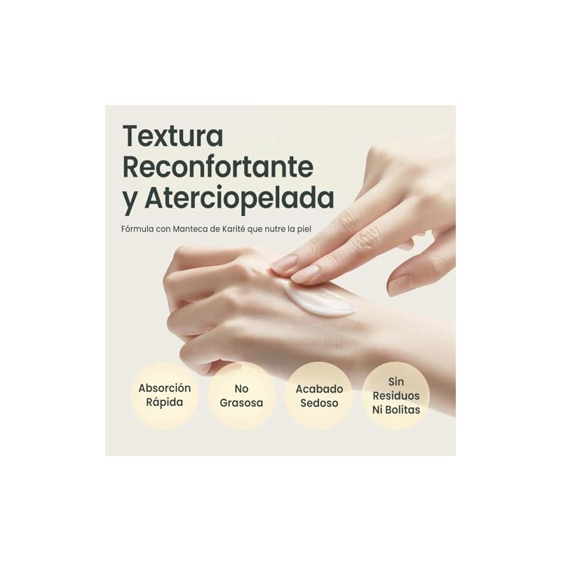 PURITO Crema Corporal Hidratante con Manteca de Karité - Loción