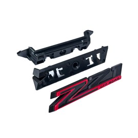 1 Grille Z71 Off Road Front Emblem 3D Badge Compatible with 2019-2025 Silverado Tahoe Suburban RST 1500 HD 2500 HD 3500HD 84384428 Offroad (Redline)