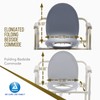 Dynarex Elongated Folding Bedside Commode is a 3 in 1