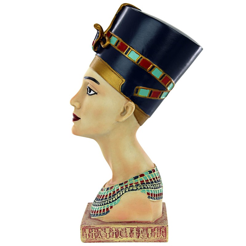 Design Toscano Egyptian Queen Nefertiti Royal Bust: Medium