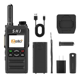 Zello 4G LTE&WiFi POC walkie Talkie - Bluetooth Connection, Long Battery Life, Fast Charging, Essential for Professional Outdoor and Team Communication, Compatible with Zello Android Applications