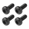 Black Stainless License Plate Screws Compatible with Toyota, Lexus, Honda