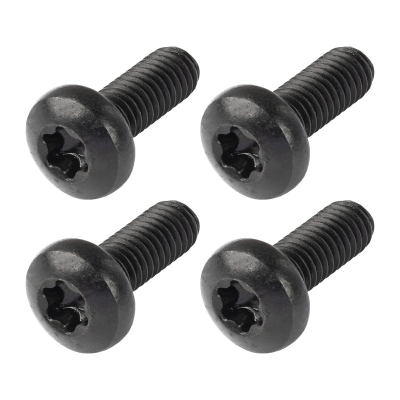 Black Stainless License Plate Screws Compatible with Toyota, Lexus, Honda