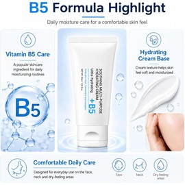 B5 Skin Barrier Repair Cream, Balm Skin with Centella Asiatica, Shea Butter Multi-Purpose Body Ointment, Rich Texture, Suitable for Face, Body, and Hands, Dry Areas, Non-Greasy Finish After Absorption