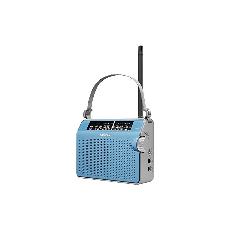 Sangean PR-D6BU AM/FM Compact Analog Portable Radio (Certified Refurbished)