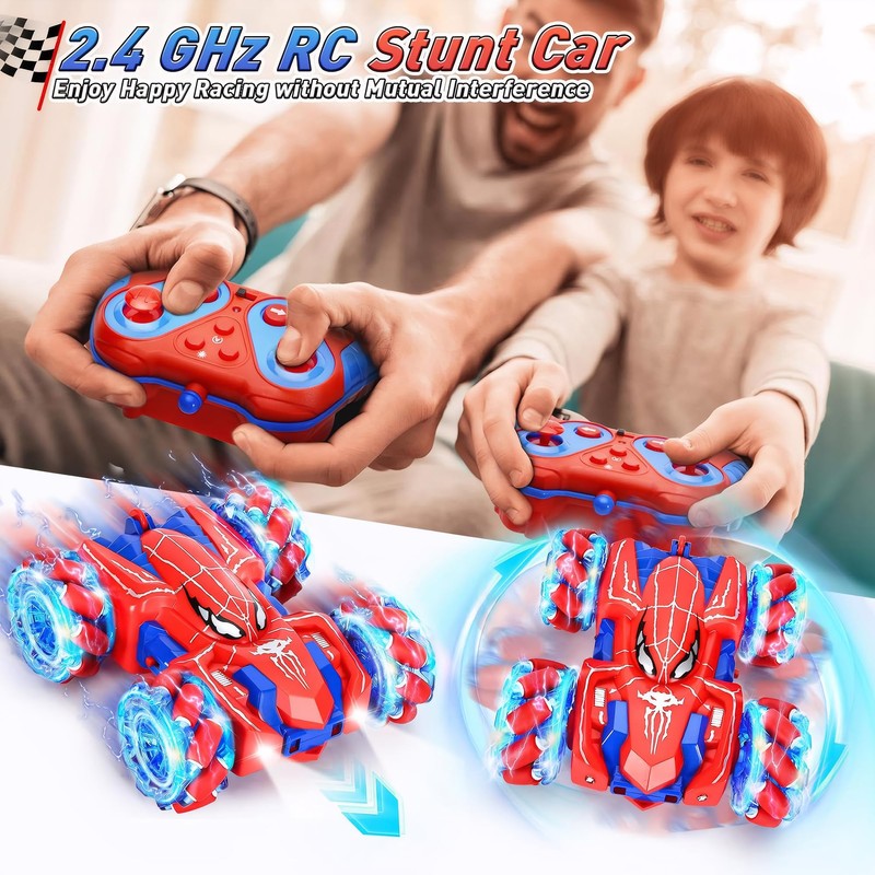 COOWIN Spider Double Sided 4WD Off-Road 360° Rotating Remote Control