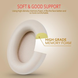 Krone Kalpasmos Ersatz-Ohrpolster für Sony WH-1000XM3 Kopfhörer mit Geräuschunterdrückung, goldfarben