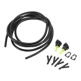 INFINAUTO Windshield Washer Nozzle Kit, Front Windshield Spray Nozzles Wiper Spray Washer Jet No.5113049AA for Chrysler Town & Country Black Green, 1 Set