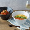 EAST table (イーストテーブル) Trapezoid Bowl L 19 cm Slate White