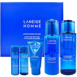 NEWLaneige Homme Actiz Water 2 Piece Set Skin + Lotion Men’s Set Gift / NEW라네즈 옴므 액티즈 워터 2종 세트 스킨+로션 남성세트 선물