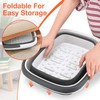 Udefineit Collapsible Foot Soaking Tub with Handle, 15L/4 Gallons, Portable
