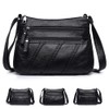 ACNCN Soft PU Leather Crossbody Shoulder Bag, Stylish Women's Multi-Pocket