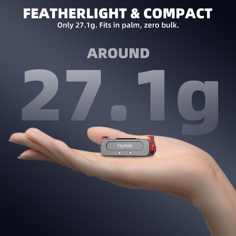Magnetic Quick Release Adapter for Action 5 Pro Aluminum Alloy