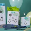 Glick Small Birthday Penguin Gift Bag, Luxury Recyclable Bag for