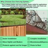 Heavy Duty Metal Fence Spikes-Anti Climb Security Spikes for Fence