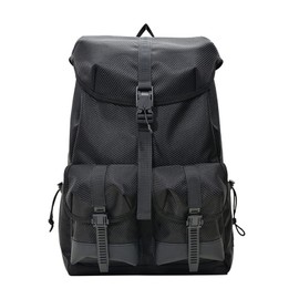 ADITAM Bolsas Deportivas Mochila de Gran Capacidad Mochila de Estudiante de Calle multibolsillo Negra para la Escuela Double The Comfort              