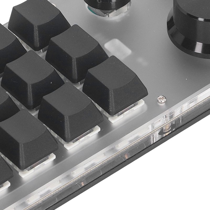 15 Keys 3 Knobs Programmable Keypad Wired USB Wireless Bluetooth