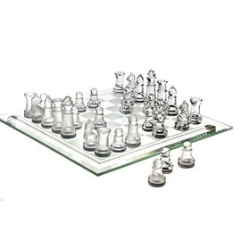 Studio SILVERSMITHS Chess Game Set Fine Glass(8 x 8)
