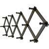 Dseap Accordion Wall Hanger:16'' High Wooden Wall Expandable Coat Rack,Hat