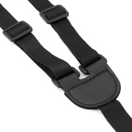 Ukulele Strap - Adjustable Black Uke Strap